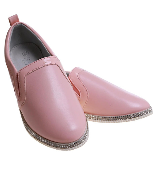 Różowe półbuty dziewczęce  /E5-2 11276 S192/