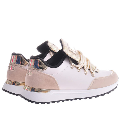 Sznurowane damskie obuwie sportowe /C3-3 12347 T697/