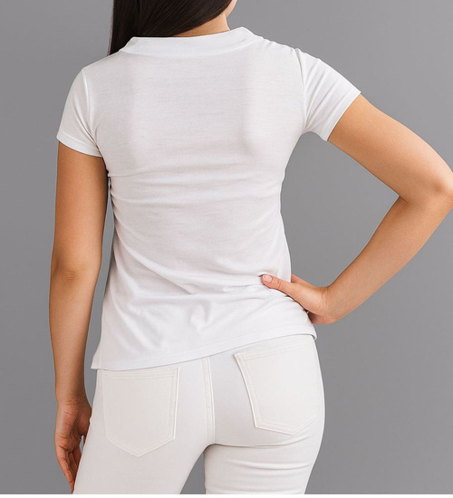 Biała koszulka bluzka damska /H2-K26 UB963 S0/