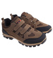 Buty trekkingowe na rzepy Brązowe /E3-3 18205 T386/