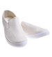 Materiałowe beżowe tenisówki slip on /E10-2 10753 T195/