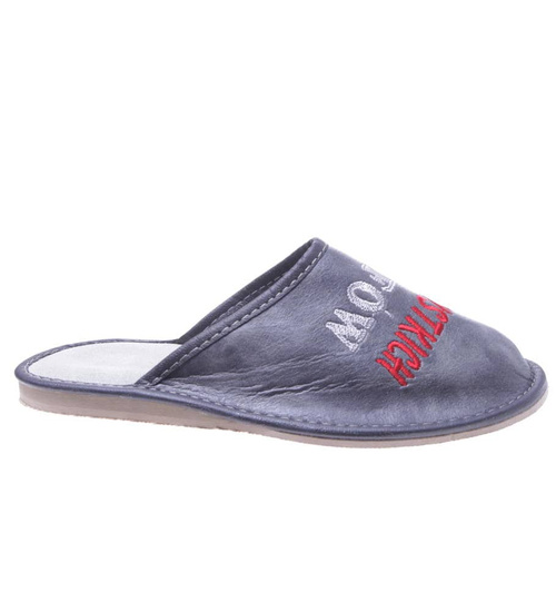 Szare Kapcie na prezent SZEF WSZYSTKICH SZEFÓW /B1-1 7374 S196/