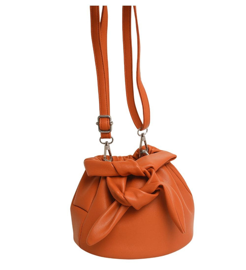 Pomarańczowa torebka z kokardą /H2 K3 TB659 G105/