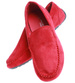 Wsuwane męskie czerwone półbuty mokasyny /D6-3 15632 T250/