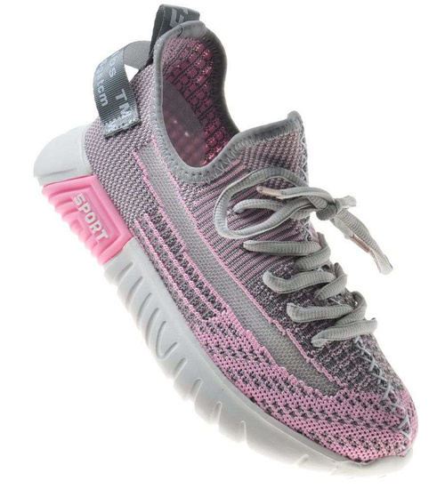 Lekkie dziewczęce buty sportowe /F4-3 8525 S398/