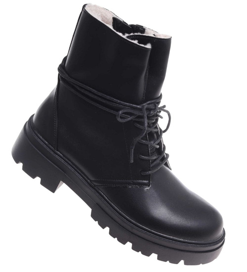 Zimowe botki trapery z ociepleniem /B4-3 18500 T4/