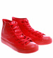 Wysokie czerwone trampki damskie /A2-1 16748 G9-84/