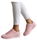 Sznurowane damskie buty sportowe Różowe /F5-3 18650 T102 +H2/