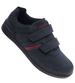 Granatowe męskie buty sportowe na rzepy /A3-2 18679 T484/