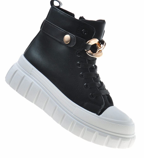 Czarne creepersy na platformie /D5-3 9523 S690/