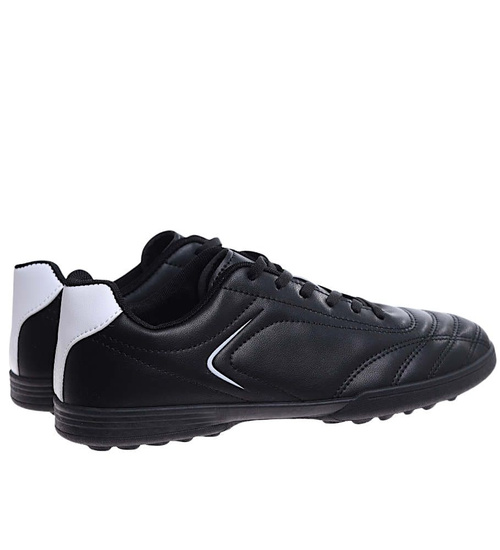 Czarne sznurowane trampki męskie /A6-3 17241 T380/