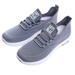 Wsuwane ażurowe szare męskie buty sportowe /A1-2 17762 GF285/