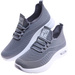 Wsuwane ażurowe szare męskie buty sportowe /A1-2 17762 GF285/