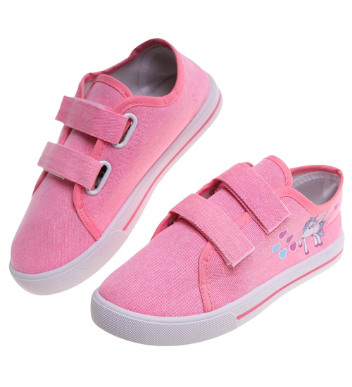Różowe tenisówki dla dziewczynki na rzepy /A6-1 18111 T189/