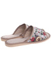 Kolorowe kapcie z tkaniny z kwiatowym wzorem /C1-1 18590 S174/