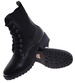 Czarne botki trapery damskie /E4-3 18271 W485/