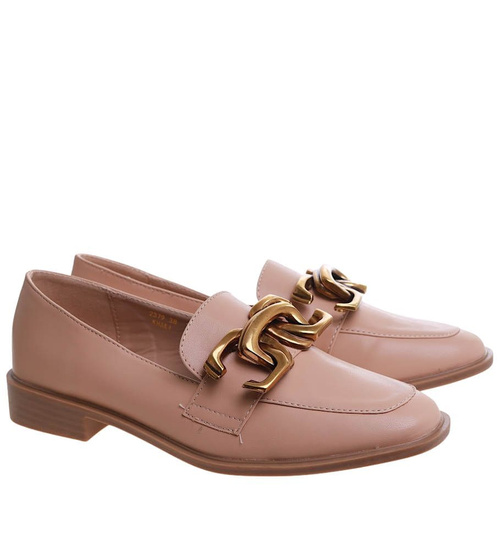 Wsuwane baleriny lordsy Khaki /A6-2 11599 T581/