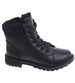Zimowe czarne botki trapery futerko Czarne /D2-2 18518 T319/