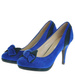 Czółenka damskie na szpilce Granatowe /G2-3 10211 S039/