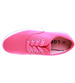Sznurowane tenisówki damskie fuksja /D2-3 16254 T099/