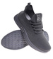Wkładane męskie szare buty sportowe /C4-1 17997 GF285 +h2/