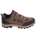 Buty trekkingowe na rzepy Brązowe /E3-3 18205 T386/