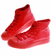 Wysokie czerwone trampki damskie /A2-1 16748 G9-84/