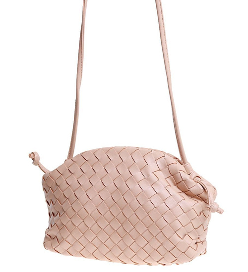 Beżowa mała torebka listonoszka /H2-K6 TB517  M132/