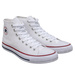 Trampki męskie wysokie Sznurowane białe z tkaniny /C3-3 17974 T232/