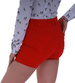 Czerwone krótkie spodenki damskie /H2 UB849 G4/
