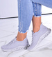 Wsuwane szare buty sportowe /F10-3 11869 T391/