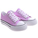 Fioletowe trampki damskie na platformie /A10-3 17464 G230/