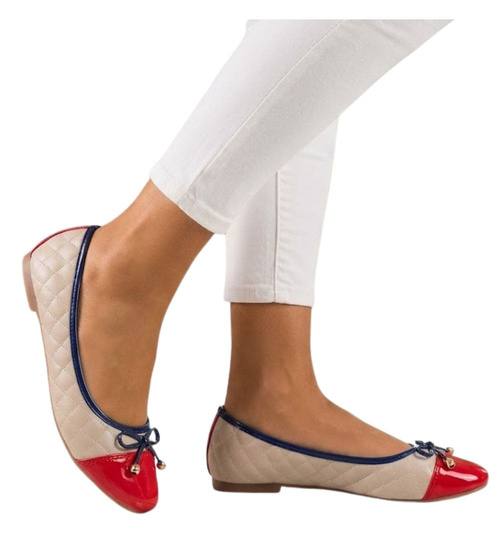 Dziewczęce balerinki wielokolorowe /B2-2 11294 S190/