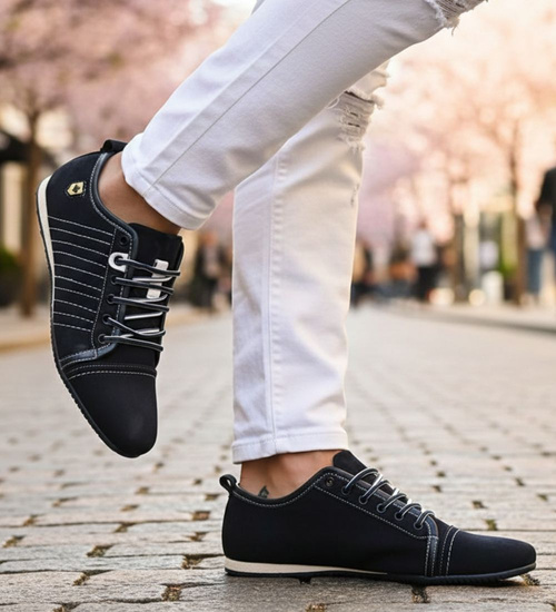 Wiązane granatowe buty chłopięce /D3-3 13849 T162/