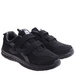 Męskie czarne buty sportowe na rzepy /D6-2 16682 T384/