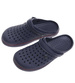 Wodoodporne granatowe kryte klapki damskie ażurowe /H2 18644 S185/