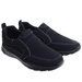 Wsuwane czarne męskie buty sportowe /C2-3 17433  T484/