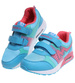 Niebieskie dziewczęce sneakersy na rzepy /G9-3 18130 T292/