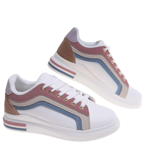 Buty sportowe na niskiej platformie /F8-1 18796 W283/