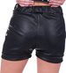 Czarne krótkie spodenki damskie /H2 K23 UB781 S/