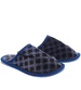 Granatowe kapcie chłopięce z miękkiego materiału /G9-1 16185 T00-3/