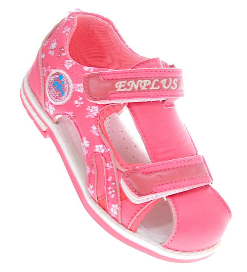 Dziecięce sandały na rzepy Watermelon Red /D7-2 10925 T130/