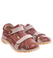 Chłopięce sandały na rzepy Brown /G4-2 11649 T167/