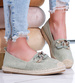 Zielone baleriny espadryle /A5-3 16221 T184/