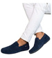 Zamszowe buty męskie wsuwane mokasyny /F2-2 16629 S398/