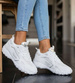 Białe buty sportowe sneakersy /F1-3 18823 W298/