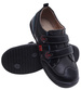 Chłopięce półbuty na rzepy Czarne /G7-2 18127 T282/