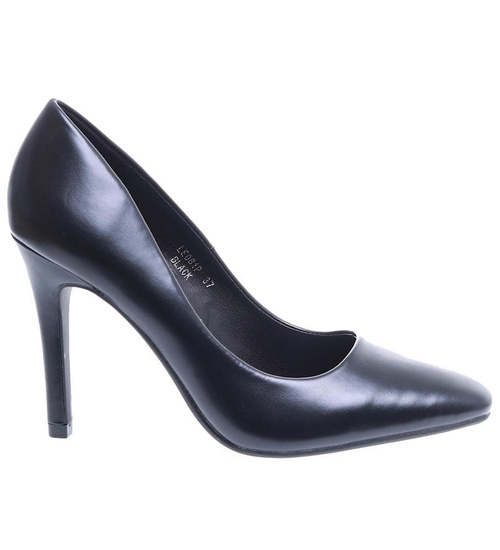 Czarne klasyczne szpilki damskie Seastar /B2-3 15546 T381