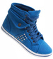 Wysokie niebieskie trampki dziewczęce /G4-1 7952 S192/