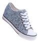 Niebieskie trampki sneakersy na koturnie /G9-3 13486 TG089/